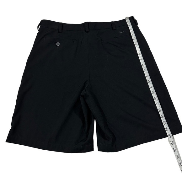 Nike Golf Dri-Fit Men Black Performance Chino Shorts Sz 38x10 Quick Dry Stretch - Picture 11 of 14